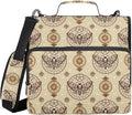 Zipper Binder Bag 3 Ring File Folder Portfolio Organizer Zippered Binder Bags with Strap Fits Laptop Women Men