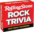 Rolling Stone Rock Trivia 2027 Daily Desk Calendar: Boxed Page-a-Day Music Quiz Calendar with Day-to-Day Rock History, Legends & Iconic Moments
