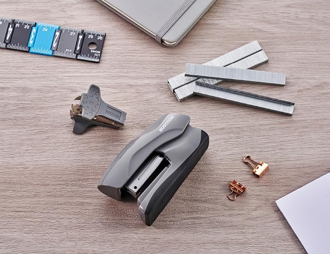 Bostitch Heavy Duty Stapler Value Pack, 40 Sheet Capacity, Gray