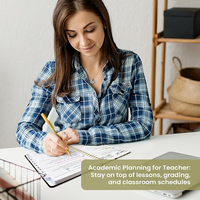 Academic Planner 2026-2027, Jul 2026-Jun 2027 Monthly & Weekly Planner