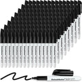 Dabo&Shobo Dry Erase Markers Bulk, 120 Count Black Whiteboard Markers, Low Odor Dry Erase Markers, Chisel Tip, Suitable for School, Office, or Home