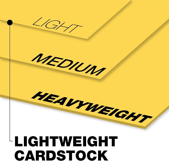 Springhill 11” x 17” Goldenrod Yellow Colored Cardstock Paper, 67lb Vellum Bristol, 147gsm, 250 Sheets (1 Ream) – Premium Lightweight Cardstock, Vellum Printer Paper with Textured Finish – 086004R