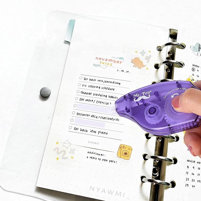 Mr. Pen- Correction Tapes, 14 Pack, 0.2" x 393", White Correction Tape Set
