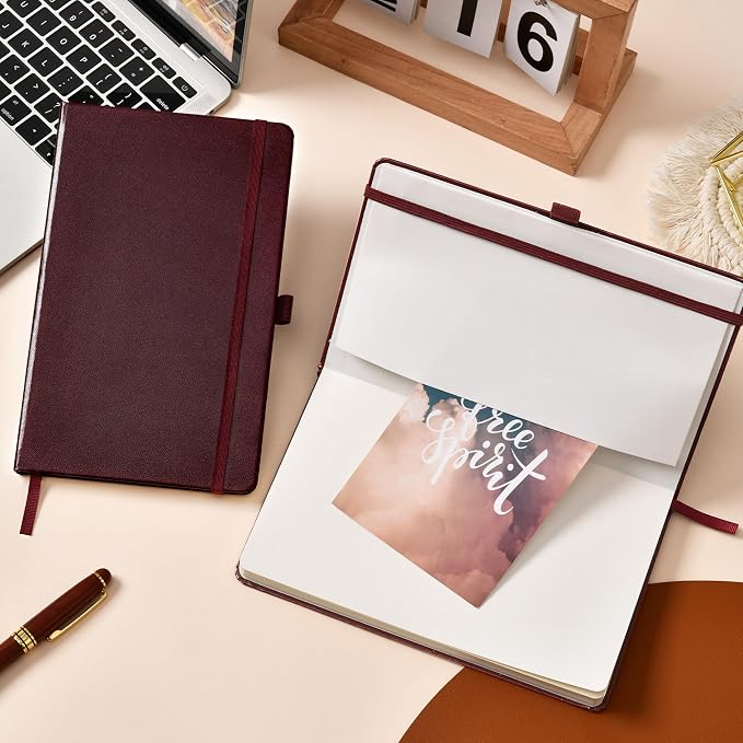 Dotted Journal/Notebook - Dot Grid Hard Cover Notebook, 5.3'' x 8.26''