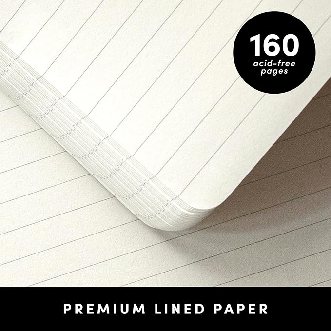 PAPERAGE Lined Spiral Journal Notebook, (Geometric Lavender), 160 Pages, Hardcover Journal for Women & Men, Medium 5.5 in x 8 in - 100 GSM, Thick Paper, Spiral Notebook for Work, School & Journaling