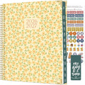 bloom daily planners HARDCOVER Planner 2026-2027 (8.5" x 11") Academic Year (July 2026 - July 2027) - 13 Months Task Goal Planner for Women - Monthly & Weekly Agenda Book - Butter Yellow Daisies