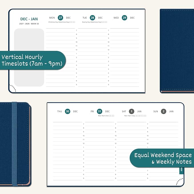 BEZEND 2027 Planner Weekly and Monthly, Daily Calendar Book (9"x5.5")