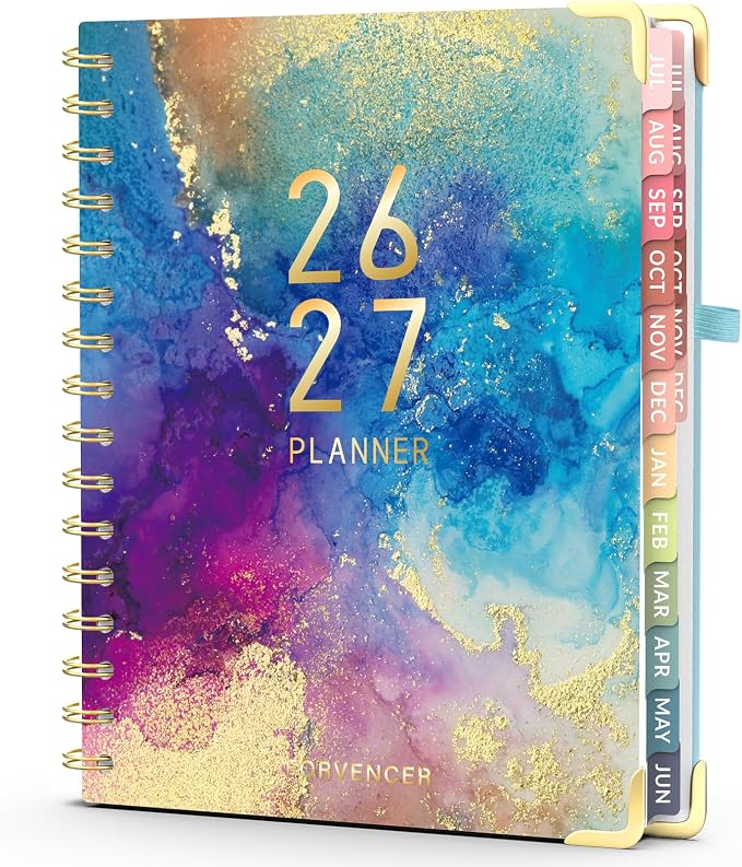 Jul 2026 - Dec 2027 Planner, Forvencer 18 Month Planner 2026-2027, 6" x 8"