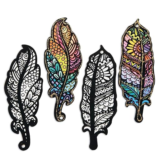 S&S Worldwide-PS1417 Velvet Art Everyday Ornaments (Pack of 24)