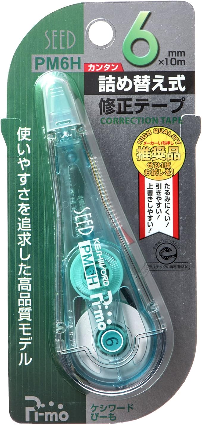 Seed Correction Tape Keshiwa Pimo Refill Type 6mm PM6H