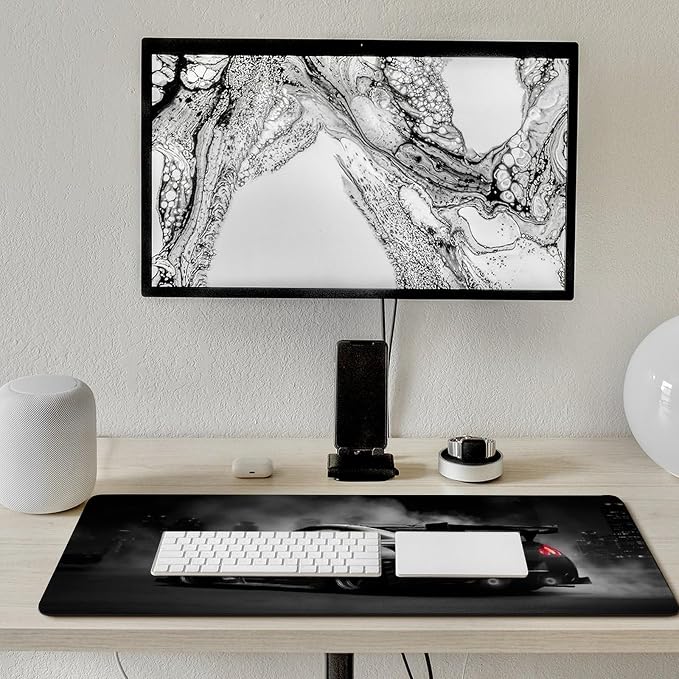 Car Gaming Mouse Pad Large Mousepad Z350 JDM Car Racing Cool Desk Mat Big Mousepad Extended Keyboard Computer Pad Office Desk Organizers and Accessories 40x90cm, Style
