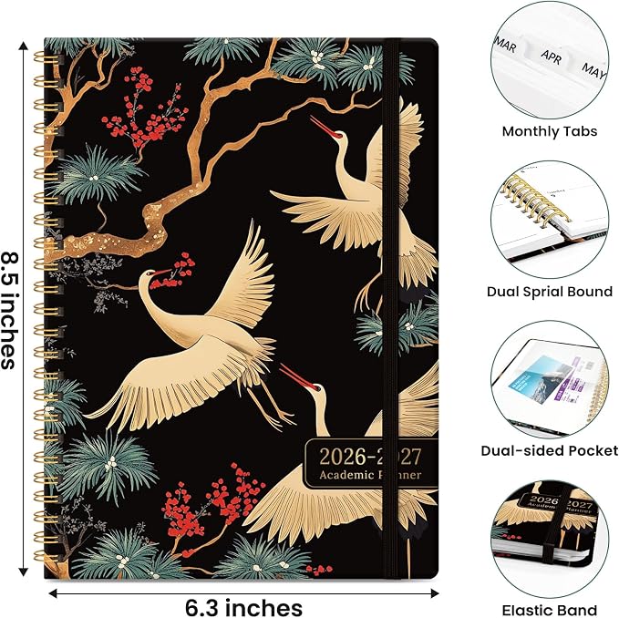 ZOTIA Planner 2026-2027 Weekly & Monthly Calendar Planner Jul 2026-Jun 2027
