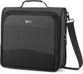 MoKo Zipper Binder, 3-Inch 3-Ring, 600 Sheets, 6-Tab File Folders, Black | Waterproof 900D polyester with six dividers, multiple pockets, a handle and adjustable shoulder strap.