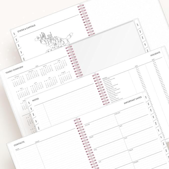 Blue Sky 2026 Weekly & Monthly Planner Calendar, 8.5"x11", Joselyn