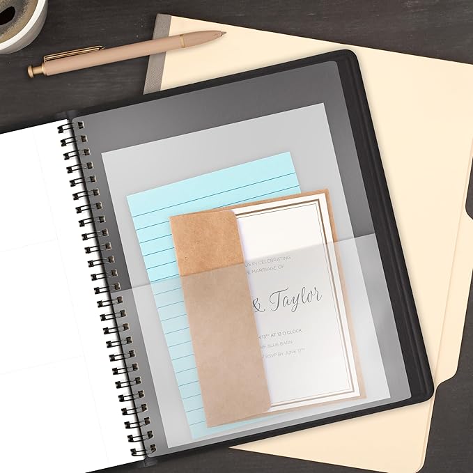 AT-A-GLANCE Planner 2026-2027 Monthly Academic 18-Month July-December Calendar Notebook, 7" x 8-3/4", Black (7012705)