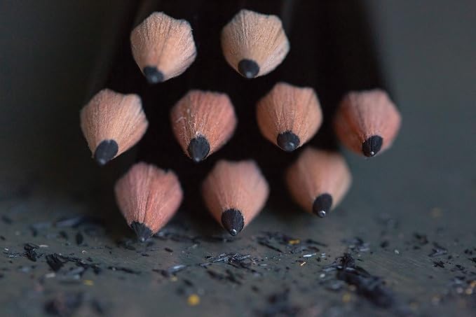 Ticonderoga Pencils, 2 HB Soft, Black | Wood-Cased | Unsharpened | 24 Count Total
