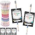 Tenceur 24 Set Back to School 3rd Graders Pencils & Cards Gifts Bulk