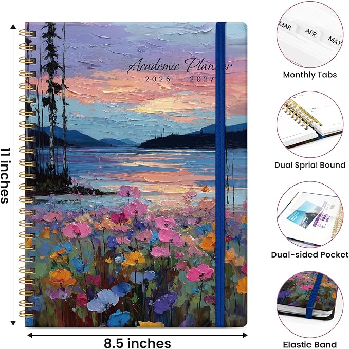 ZOTIA Planner 2026-2027 Weekly & Monthly Calendar Planner Jul 2026-Jun 2027