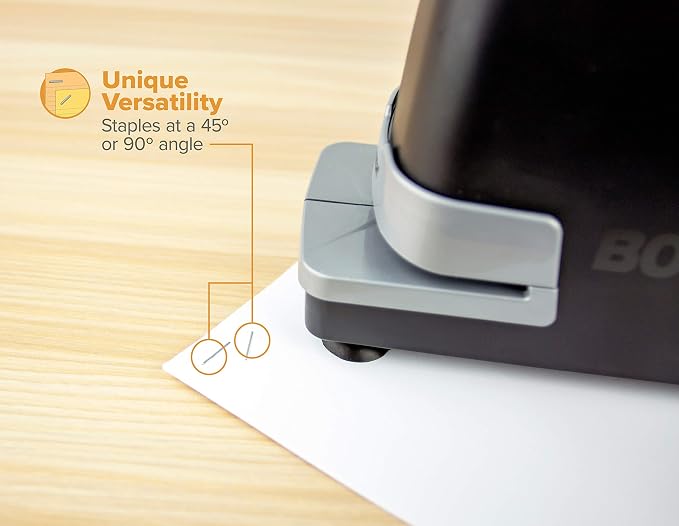 Bostitch Impulse Drive,30 Sheet Electric Stapler,No Jam Technology,Easy Reload,Black, (Pack of 6)