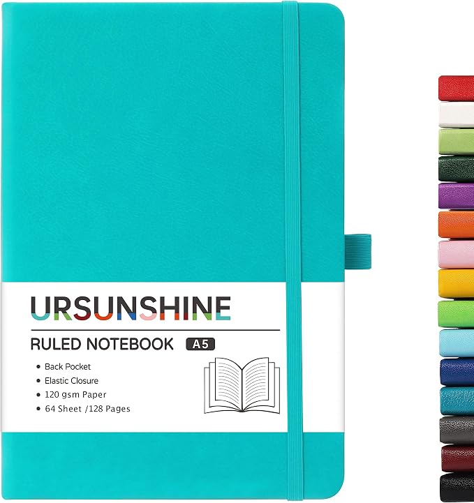 Ruled Notebook/Journal - Classic Lined Journal/Notebook, 5.3" x 8.26"
