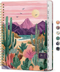 Planner 2026-2027, Jul 2026-Jun 2027 Monthly & Weekly Planner Calendar | 6.3" x 8.5", Hardcover Academic Spiral Pretty School Planning Book for Women, Teacher, Student, Sunset Arroyo