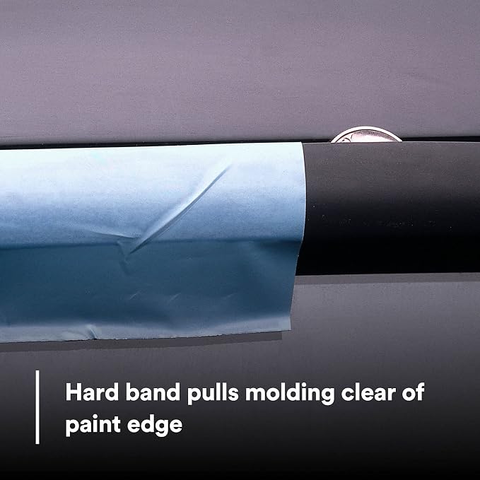 3M Perforated Trim Masking Tape 06349, 10 mm Hard Band, 50.8 mm x 10 m | Molding Paint Protection; Trim Lifting Tape; Hand Tearing