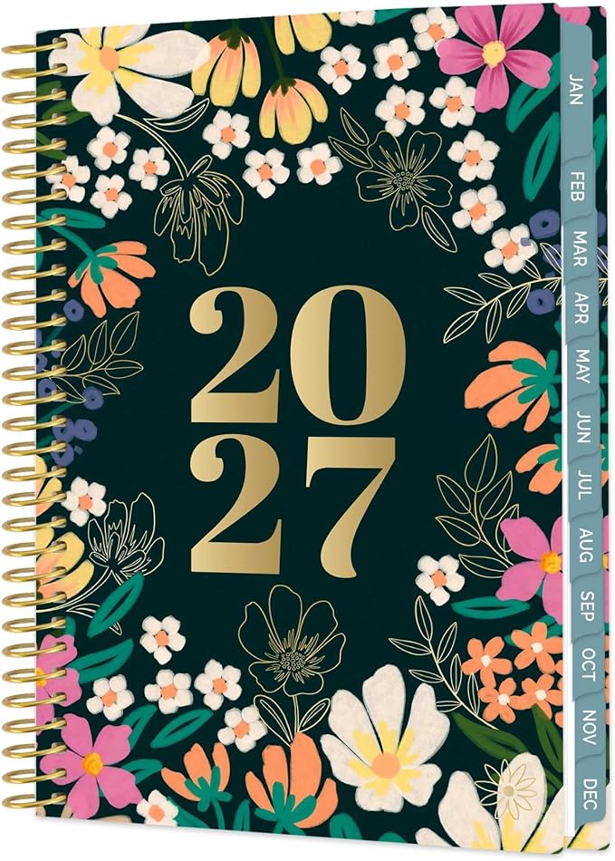 bloom daily planners 2027 Pocket Planner (January 2027 - December 2027) - 4” x 6” MINI Weekly Monthly Agenda Organizer & Calendar Year Book - Blooming Wildly