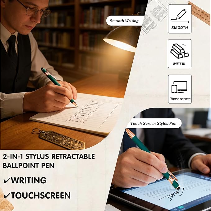 CRME Bulk Custom Pens Personalized Customized Engraved Pen with Name/Text Personalization Gift for Men Women Ultra Smooth Writing Black Pens Nurse Accessories for Work Ideal for School,Office,Wedding