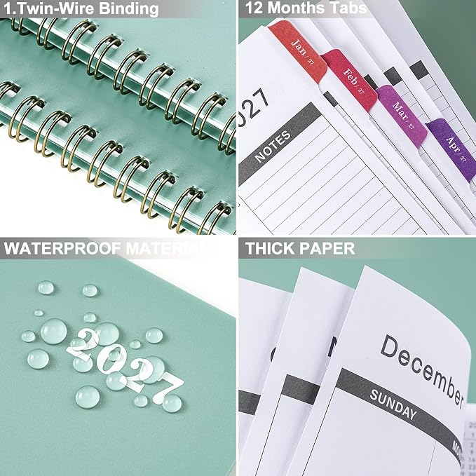 2027 Monthly Planner, Jan 2027 - Dec 2027 Planner