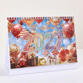 icceemee 2027 Calendar Desk Calendar DIY Diamond Painting Art with Animals theme Calendar, Monthly Flip Planner with To-Do List, Handmade Craft for Office & Home Decor Gift