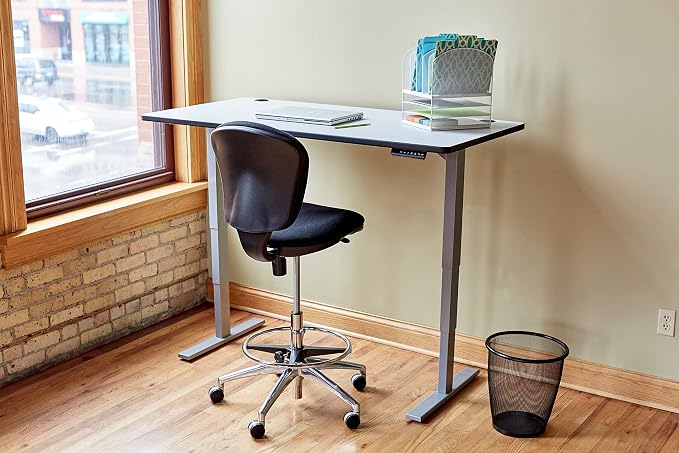 Safco Onyx Mesh 2 Tray, 6 Sorter Desktop Organizer 3255BU, Blue Powder Coat Finish, Durable Steel Mesh Construction, Space-Saving Functionality
