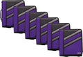 Case-it The Z Shape Zipper 6 Piece Casepack - Two s in One - Double Sided 1.5 Inch D-Ring - Multiple Pockets - 500 Page Capacity - Comes with Shoulder Strap, Deep Purple, Z-176, 6 Piece casepack