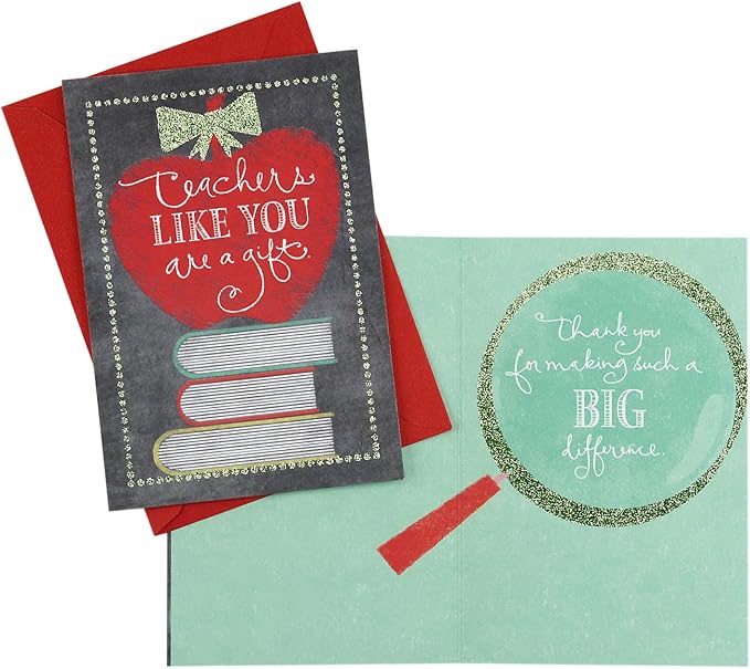 Hallmark Christmas Cards Assortment for Teachers or Babysitters from Children (10 Cards with Envelopes) (2299XXM3012)