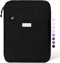 Sooez Zipper Binder Bag, 1 Inch Binders 3 Ring O-Ring, 5-Tab Divider Folder | Expanding File Folder, 500-Sheet Capacity Three Ring Binder, Cute Organizer Storage Student School Classroom Supplies, Black