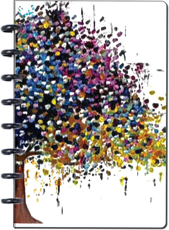 BetterNote COVER 8-Disc Planner Lightweight Durable SMALL Kaleidoscope