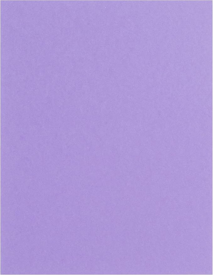 Recollections 100 Sheets Very Violet 8.5” x 11” Cardstock Paper - Acid and Lignin Free Paper for Scrapbooks, Arts & Crafts - 1 Pack