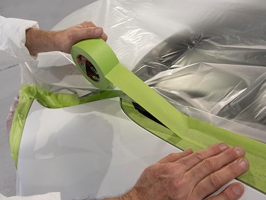3M High Performance Green Masking Tape 401+, 1490 mm x 55 m, 6.7 mil, untrimmed, 1 per case