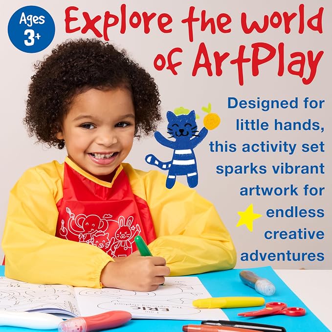 Faber-Castell Little Creatives ArtPlay Set, 15 Piece Kids Art Set