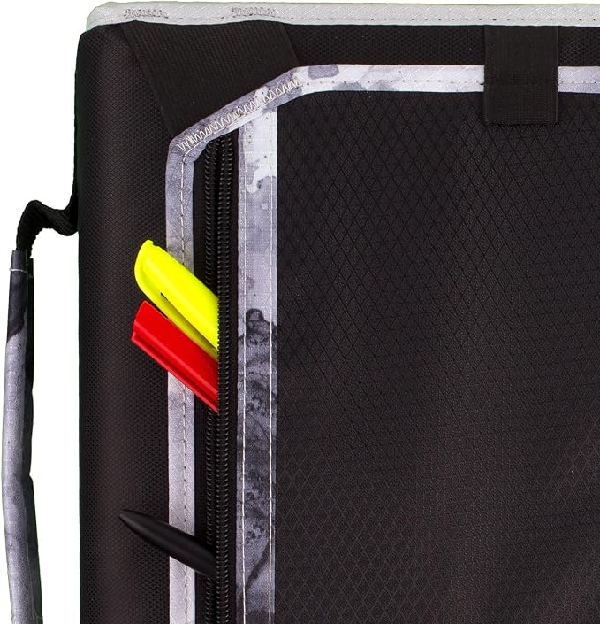 Five Star Zipper Binder, 2 Inch 3-Ring Binder with Round Rings, Expansion Panel and 5-Tab Expanding File, 580 Sheet Capacity, Black (29052IT8)