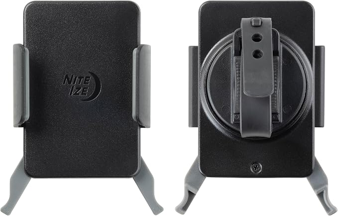 Nite Ize Squeeze Rotating Smartphone Bar Mount, Universal Bike Phone Holder For Bar or Stem, Compatible With MagSafe iPhone 12 Pro Max/Mini/Galaxy/Edge/Google Pixel and more