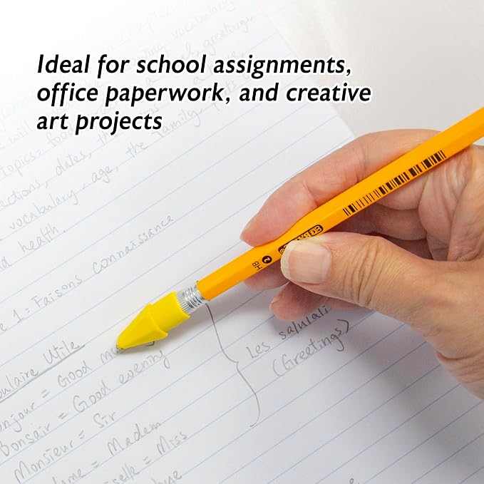 BAZIC Products Neon Pencil-Top Eraser Caps, Latex-Free, PVC-Free, 12-Box