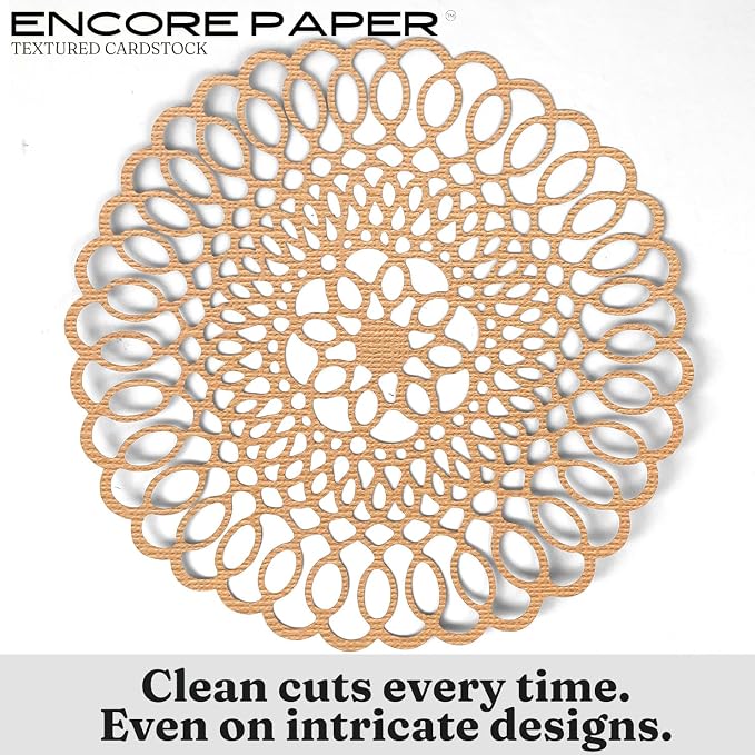 Cantaloupe—12x12 Textured Cardstock | 80lb Textured Orange Scrapbook Paper | Premium Cardstock for Cricut Cutting | 25 Sheets