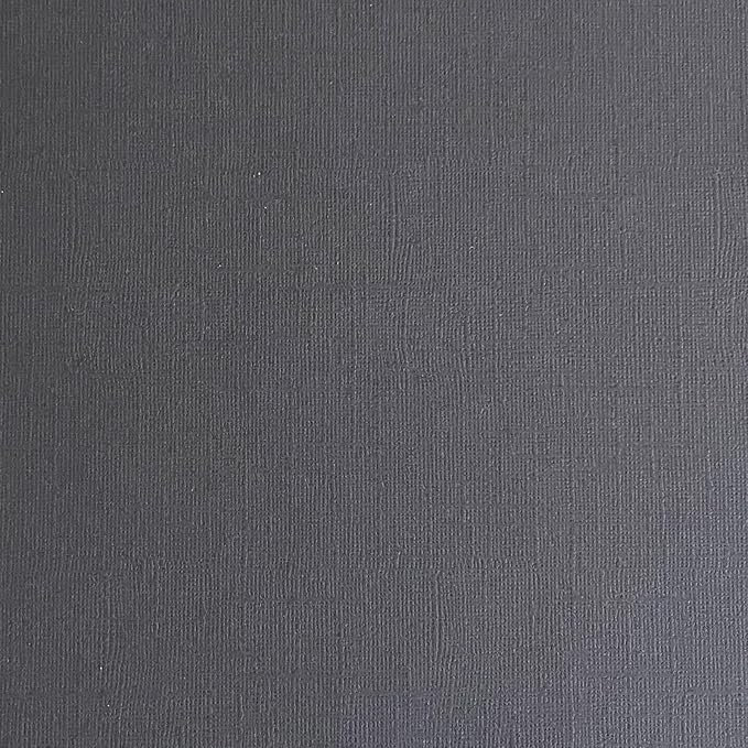 Lead—12x12 Textured Cardstock | 80lb Textured Gray Scrapbook Paper | Premium Cardstock for Cricut Cutting | 25 Sheets