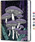 Planner 2026-2027, Academic Year Monthly & Weekly Planner Caledndar, July 2026 - June 2027, Hardcover Large Planning Agenda Book with Tabs for School Office Supplies, 8.5" x 11" - Enchanted Fungi