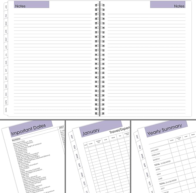 AT-A-GLANCE 2027 Refill for Executive Planner G54500, Weekly & Monthly, 7" x 8.75", DayMinder (G5455027)