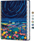 Planner 2026-2027, Monthly & Weekly Jul 2026-Jun 2027 Academic Planner | 6.3" x 8.5", Hardcover Spiral Calendar Planner with Tabs, School & Daily Agenda for Women, Students, Teachers, Star Fields