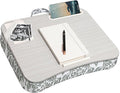 LAPGEAR Designer Lap Desk – Gray Damask, Fits 15.6” Laptops