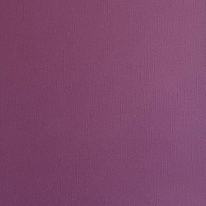 Dusty Purple—12x12 Textured Cardstock | 80lb Textured Purple Scrapbook Paper | Premium Cardstock for Cricut Cutting | 25 Sheets