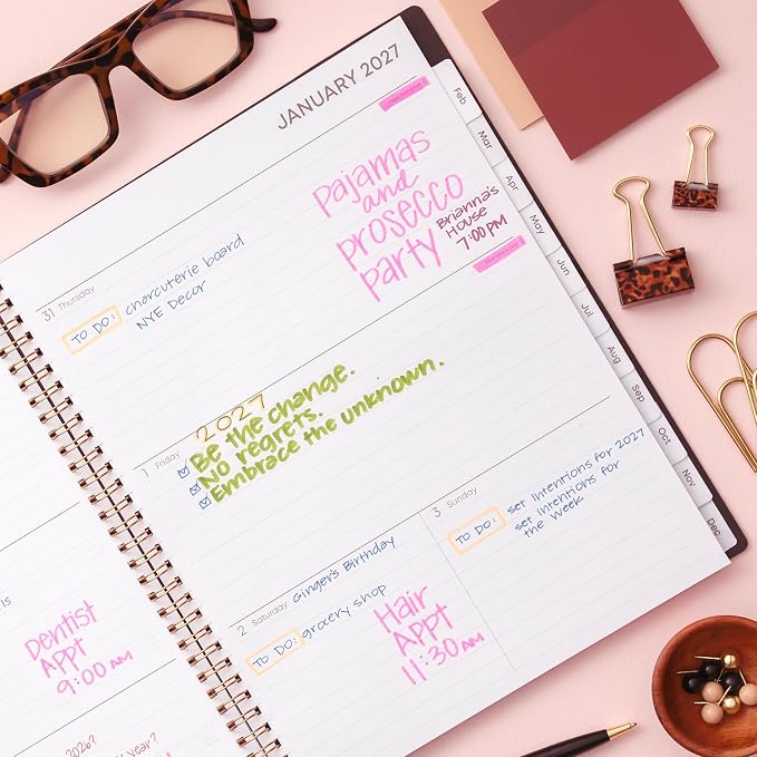 Blue Sky 2027 Weekly & Monthly Planner Calendar, 8.5"x11", Analeis