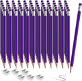 120 PCS Purple Pencils Bulk with Eraser, Pre-Sharpened HB Pencils for Writing & Drawing, School Supplies for Kids Homework, Tests, Art Crafts & Teacher Grading(Purple)